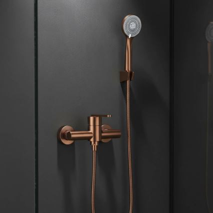 REA-B0974 - ONTARIO Shower Set with Mixer Tap, Copper