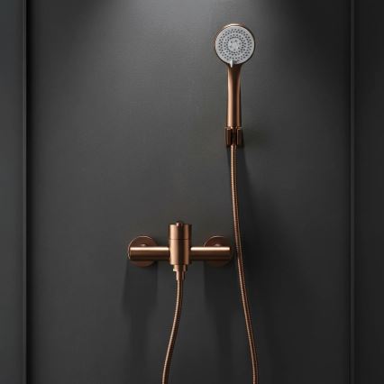 REA-B0974 - ONTARIO Shower Set with Mixer Tap, Copper