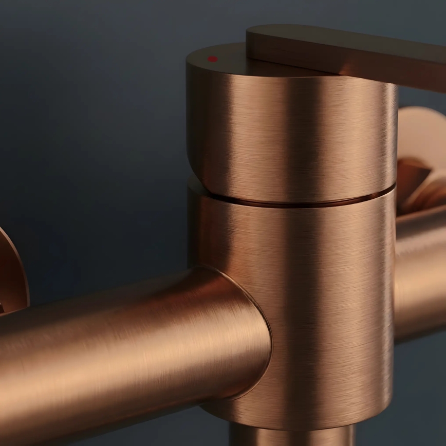 REA-B0974 - ONTARIO Shower Set with Mixer Tap, Copper