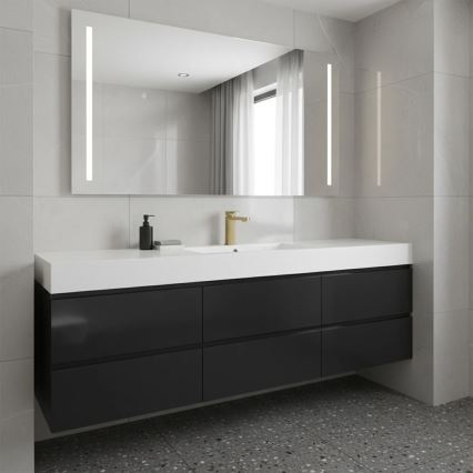 REA-B0976 - ARLO 17 cm Brushed Gold Basin Mixer