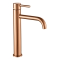 REA-B1114 - LUNGO 28 cm Bathroom Sink Faucet, Brushed Copper
