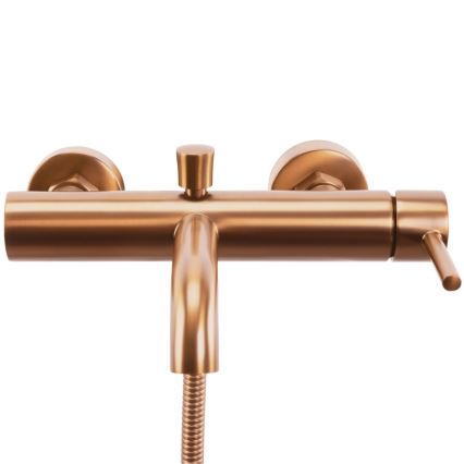 REA-B1115 - LUNGO Bathtub Set, Brushed Copper