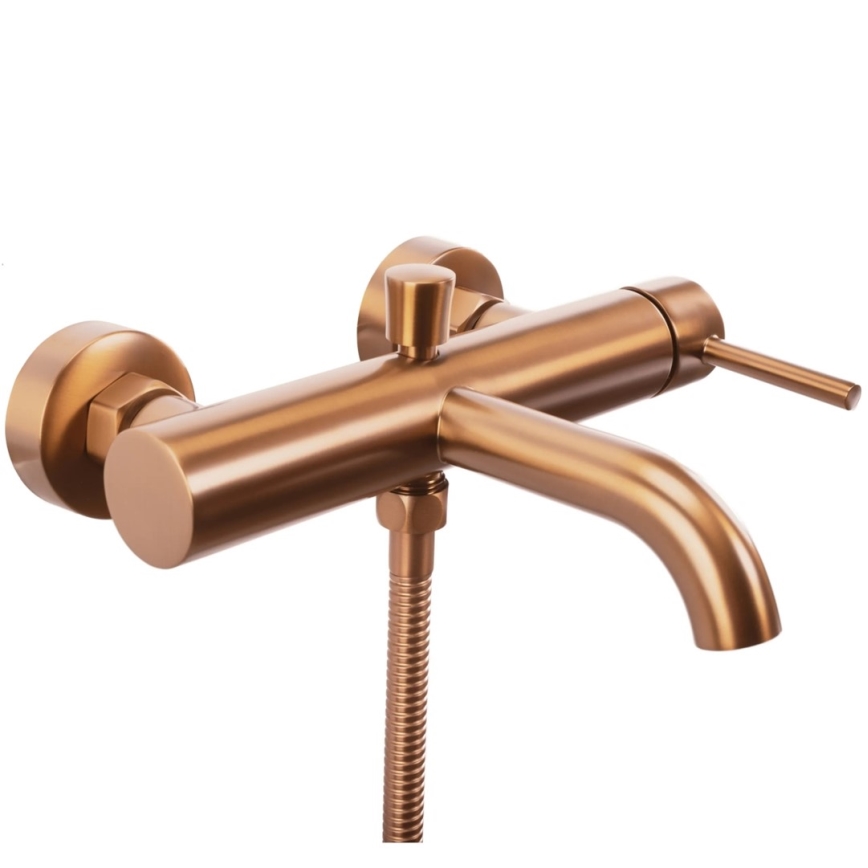 REA-B1115 - LUNGO Bathtub Set, Brushed Copper