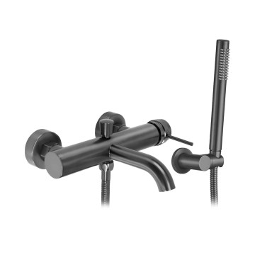 REA-B2352 - LUNGO Bathtub Set, Titanium