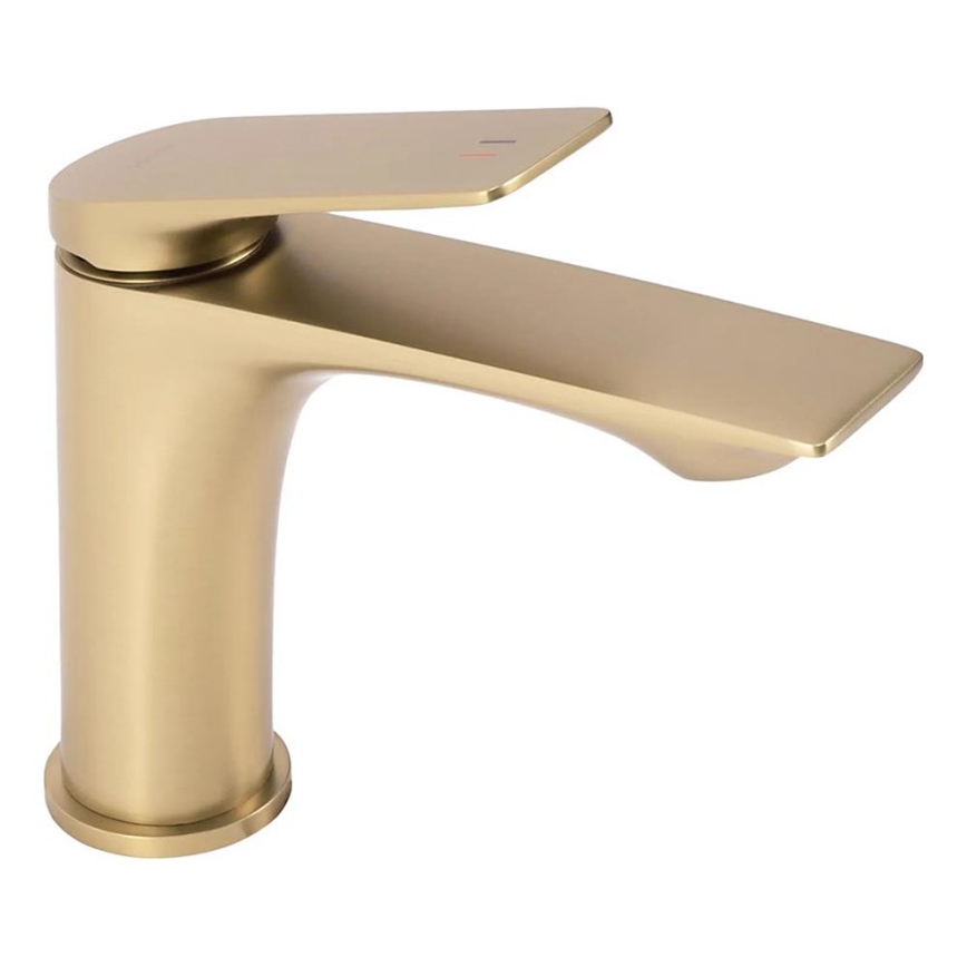 REA-B2703 - AVALON 16,5 cm Brushed Gold Washbasin Faucet