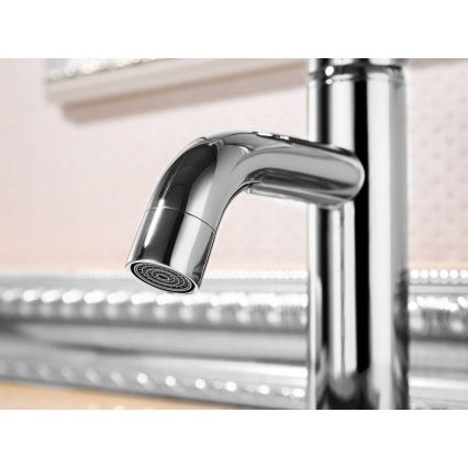 REA-B4101 - LUNGO 16.5 cm Basin Mixer, Polished Chrome