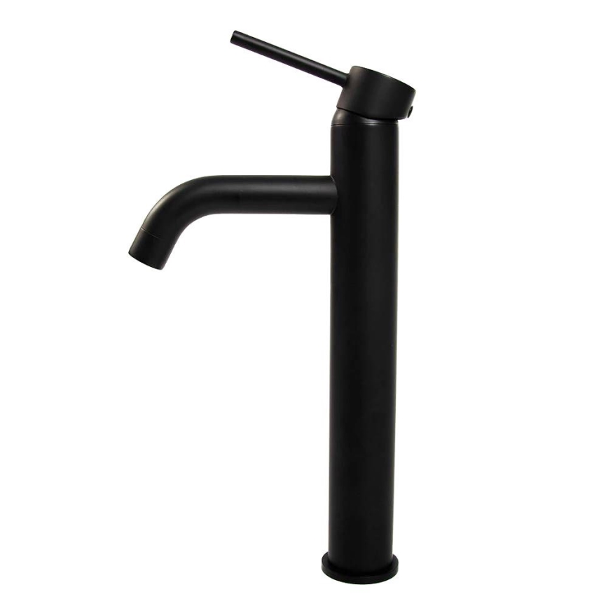 REA-B4103 - LUNGO 28 cm Basin Mixer, Black