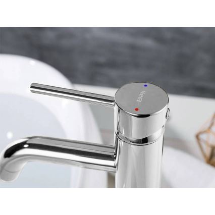 REA-B4104 - LUNGO 28 cm Basin Mixer, Polished Chrome
