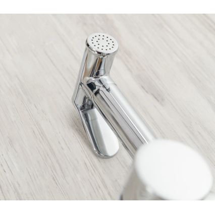 REA-B4106 - LUNGO bidet mixer with hand spray for concealed installation, polished chrome finish