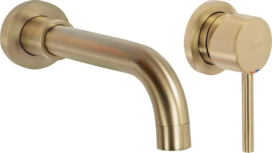 REA-B4109 - LUNGO Brushed Gold Concealed Basin Mixer