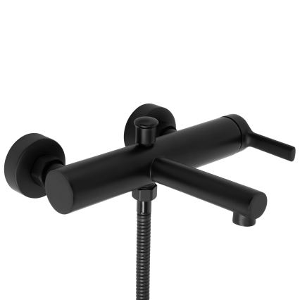 REA-B4523 - PIXEL Matte Black Bathtub Set