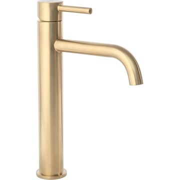 REA-B4526 - LUNGO 28 cm Brushed Gold Basin Mixer