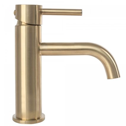 REA-B4527 - LUNGO 16.5 cm Basin Mixer, Brushed Gold