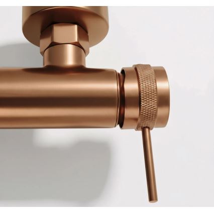 REA-B4567 - LUNGO Brushed Copper Bathtub Set