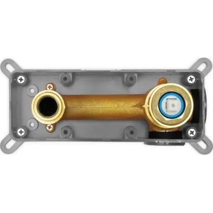 REA-B4600 - LUNGO concealed basin mixer, brushed copper finish