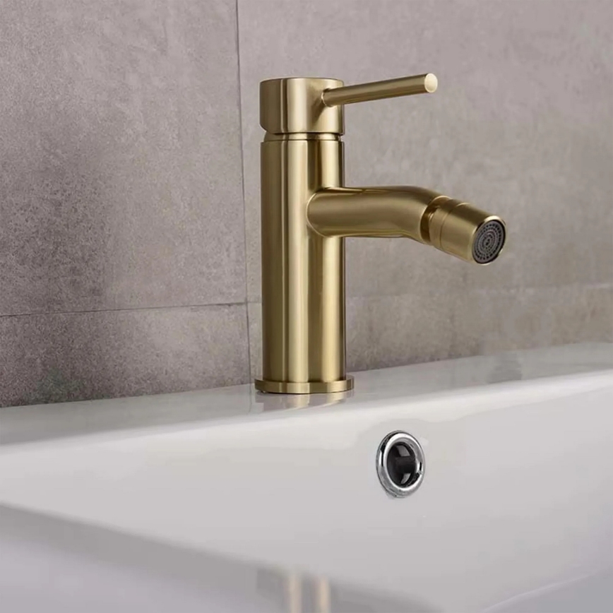 REA-B4702 - LUNGO 17 cm bidet mixer, brushed gold