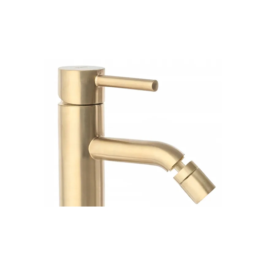 REA-B4702 - LUNGO 17 cm bidet mixer, brushed gold