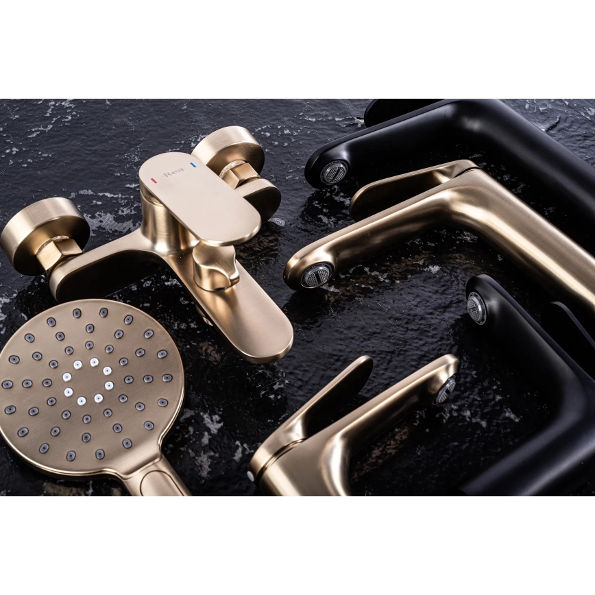 REA-B4896 - MARCO 27.5 cm Black Washbasin Faucet