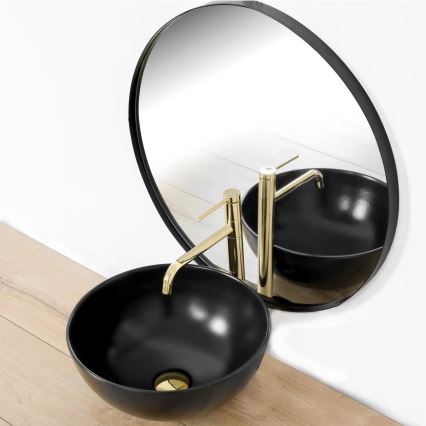 REA-B5002 - LUGANO 34 cm Gold Basin Mixer