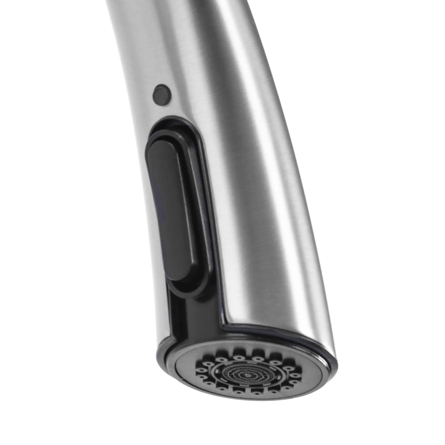 REA-B5314 - ROSS 43 cm Kitchen Faucet with Pull-Out Sprayer, Nickel Finish