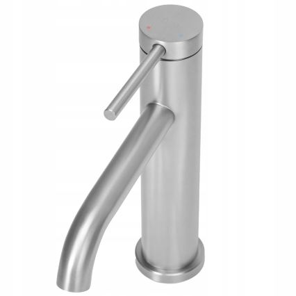 REA-B5324 - CLIF 20.5 cm Basin Mixer, Brushed Steel