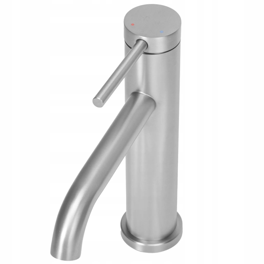 REA-B5324 - CLIF 20.5 cm Basin Mixer, Brushed Steel
