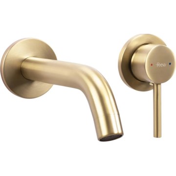 REA-B5334 - OWEN Brushed Gold Built-in Washbasin Mixer