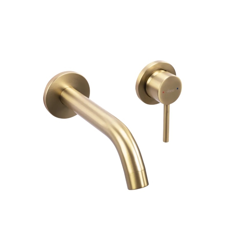 REA-B5334 - OWEN Brushed Gold Built-in Washbasin Mixer