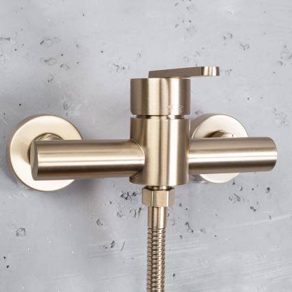 REA-B5501 - ONTARIO Shower Set with Mixer, Brushed Gold Finish