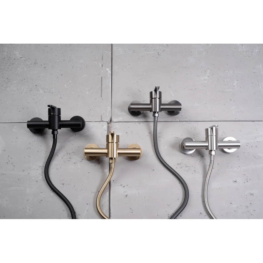 REA-B5501 - ONTARIO Shower Set with Mixer, Brushed Gold Finish