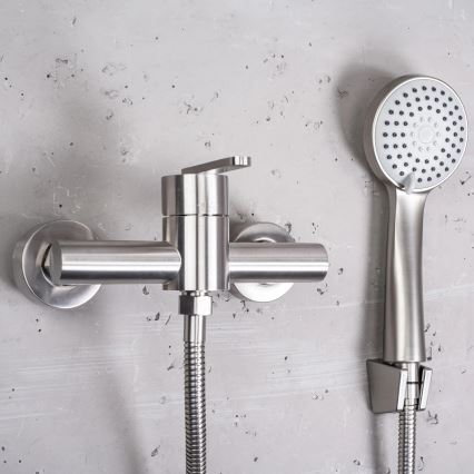 REA-B5502 - ONTARIO Shower Set with Mixer, Nickel Finish