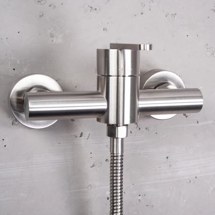 REA-B5502 - ONTARIO Shower Set with Mixer, Nickel Finish