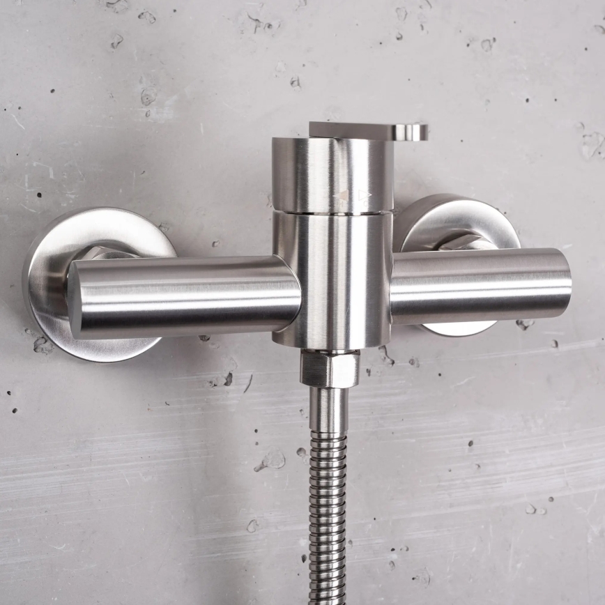 REA-B5502 - ONTARIO Shower Set with Mixer, Nickel Finish