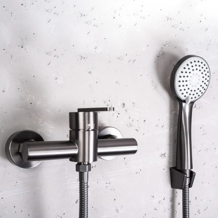 REA-B5503 - ONTARIO Titanium Shower Set with Mixer