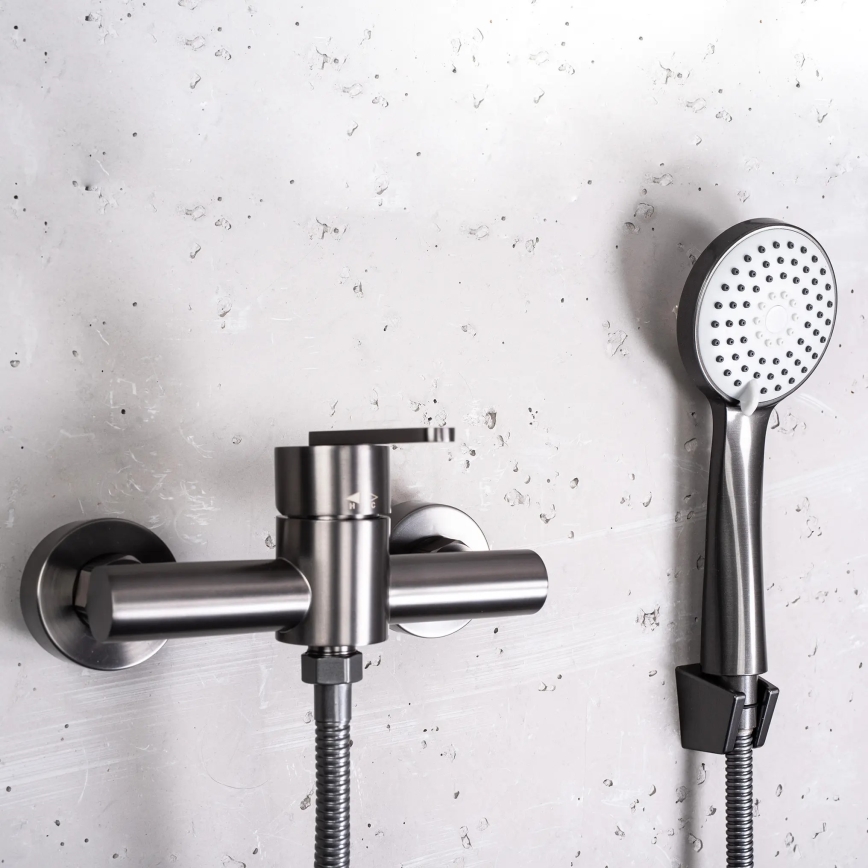 REA-B5503 - ONTARIO Titanium Shower Set with Mixer