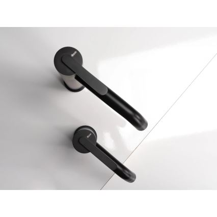 REA-B5508 - ONTARIO 30 cm Black Basin Mixer Tap