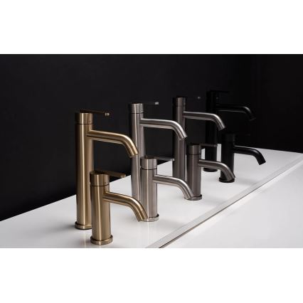 REA-B5509 - ONTARIO 30 cm Brushed Gold Basin Faucet