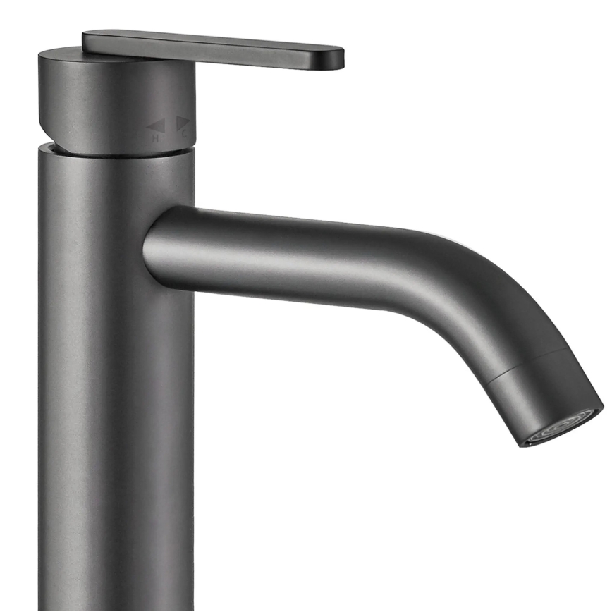 REA-B5511 - ONTARIO 30 cm Basin Mixer, Titanium Finish