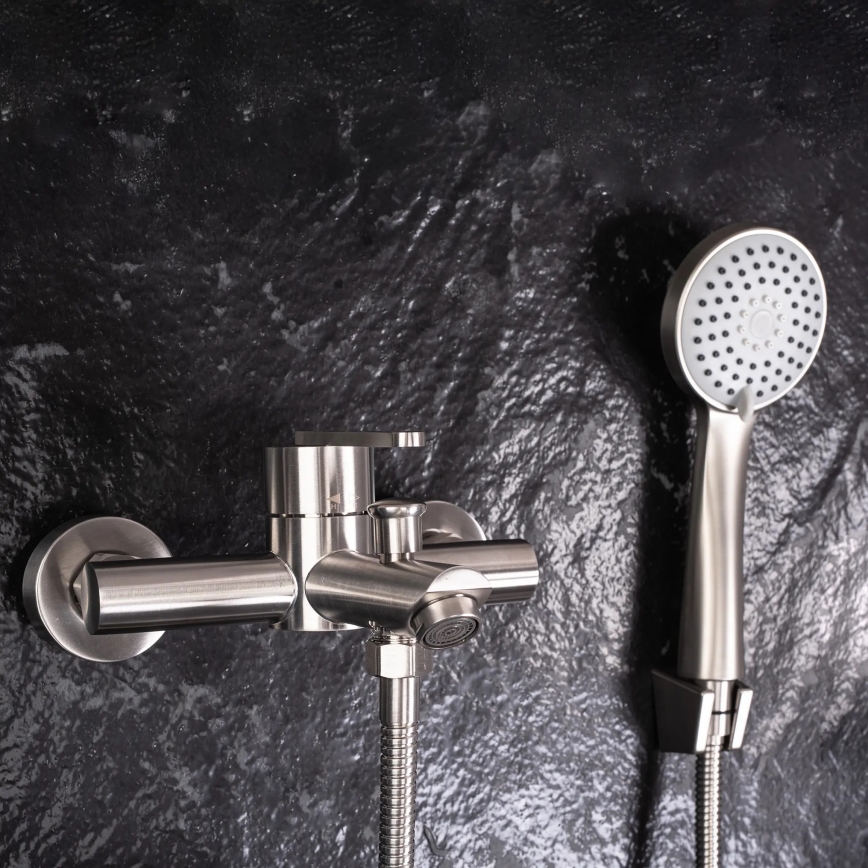 REA-B5514 - ONTARIO Bath Set, Brushed Stainless Steel