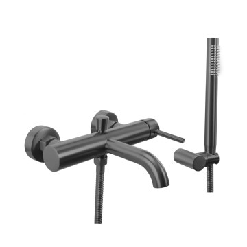 REA-B6384 - LUNGO Titanium Bathtub Set