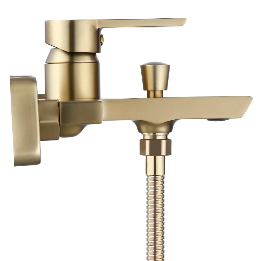 REA-B6414 - ARGUS Bathtub Set with Mixer, Brushed Gold