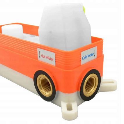 REA-B6440 - LUNGO Concealed Bath Mixer Set, Matte White