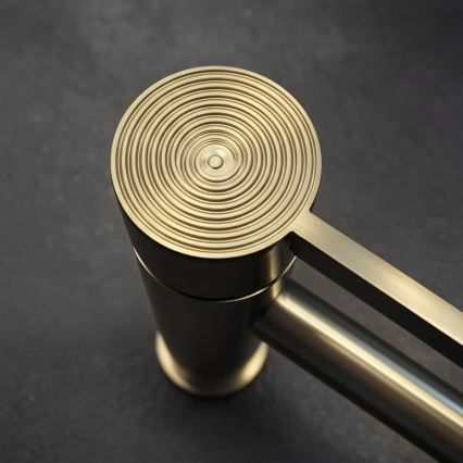 REA-B6444 - FOSTER 18.2 cm Gold Basin Faucet