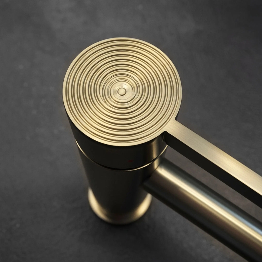 REA-B6444 - FOSTER 18.2 cm Gold Basin Faucet