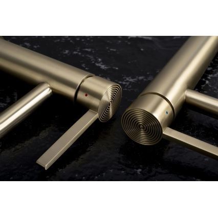 REA-B6444 - FOSTER 18.2 cm Gold Basin Faucet