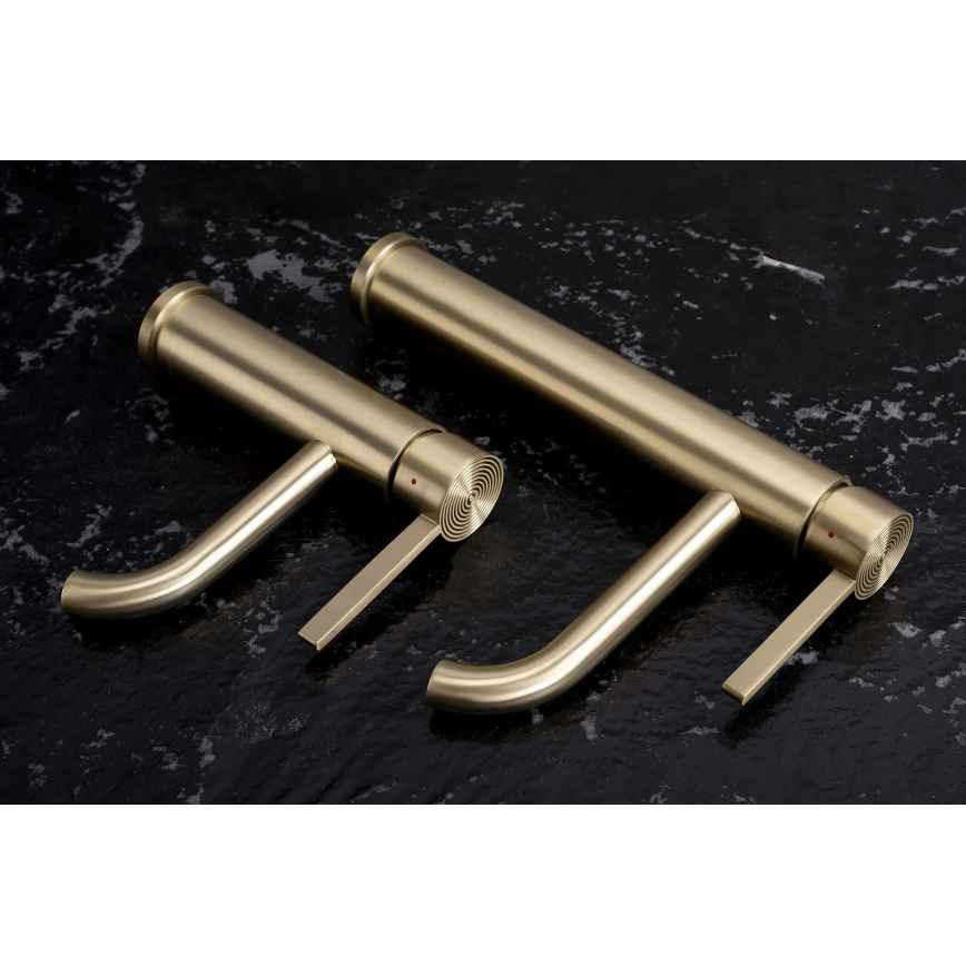 REA-B6444 - FOSTER 18.2 cm Gold Basin Faucet