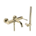 REA-B6448 - LUNGO DIAMOND Gold Bathtub Set