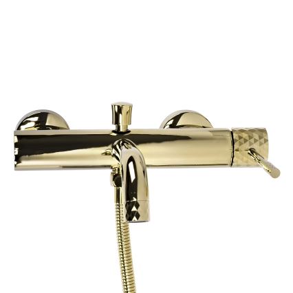 REA-B6448 - LUNGO DIAMOND Gold Bathtub Set