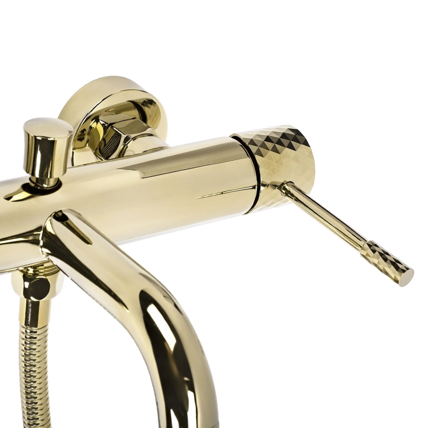 REA-B6448 - LUNGO DIAMOND Gold Bathtub Set