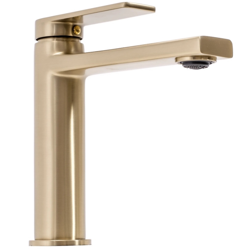 REA-B6555 - VERSO 16.5 cm Brushed Gold Basin Mixer